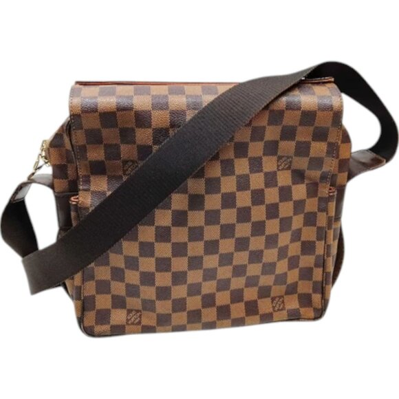 398453BR (S6) Louis Vuitton Crossbody Bag Naviglio Brown Damier - Picture 1 of 9